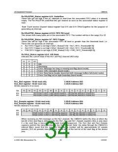 浏览型号CMX910L9的Datasheet PDF文件第34页