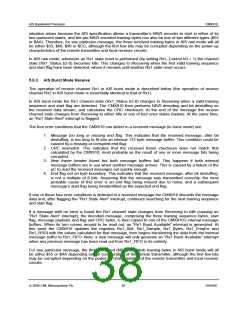 浏览型号CMX910L9的Datasheet PDF文件第38页