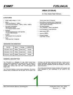 浏览型号F25L04UA-75CG的Datasheet PDF文件第1页