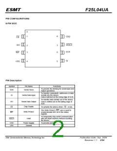 浏览型号F25L04UA-75CG的Datasheet PDF文件第2页