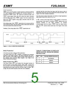 浏览型号F25L04UA-75CG的Datasheet PDF文件第5页