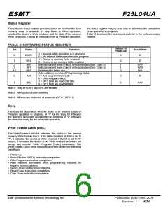 浏览型号F25L04UA-75CG的Datasheet PDF文件第6页