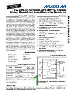 浏览型号MAX9722AEUE+T的Datasheet PDF文件第1页