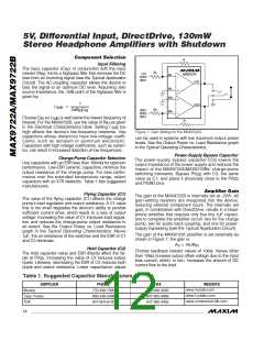 浏览型号MAX9722AEUE+T的Datasheet PDF文件第12页
