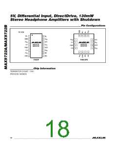 浏览型号MAX9722AEUE+T的Datasheet PDF文件第18页