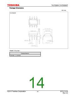 浏览型号TLP250H(D4-LF5,F)的Datasheet PDF文件第14页