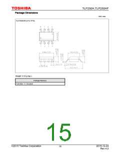浏览型号TLP250H(D4-LF5,F)的Datasheet PDF文件第15页