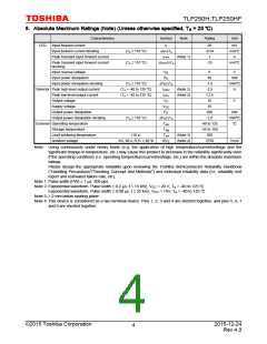 浏览型号TLP250H(D4-LF5,F)的Datasheet PDF文件第4页
