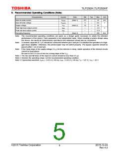 浏览型号TLP250H(D4-LF5,F)的Datasheet PDF文件第5页
