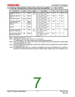 浏览型号TLP250H(D4-LF5,F)的Datasheet PDF文件第7页