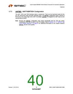 浏览型号LAN88710BM的Datasheet PDF文件第40页