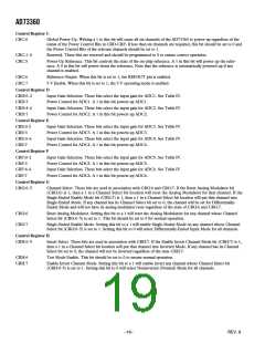 浏览型号AD73360LARZ-REEL的Datasheet PDF文件第19页