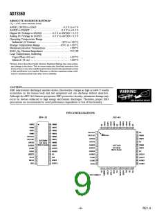 浏览型号AD73360LARZ-REEL的Datasheet PDF文件第9页