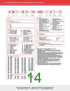 浏览型号AM1-B0-14-410-201-C的Datasheet PDF文件第14页