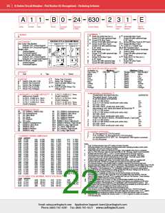 浏览型号AM1-B0-14-410-201-C的Datasheet PDF文件第22页