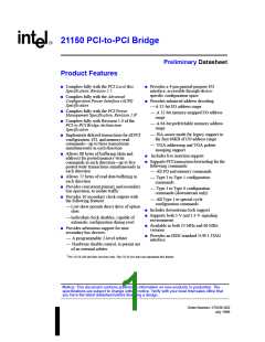 浏览型号21150-AB的Datasheet PDF文件第1页