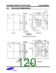 浏览型号KFG1216U2B-SIB6的Datasheet PDF文件第120页