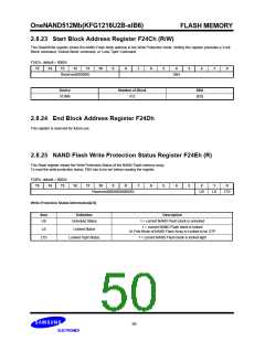 浏览型号KFG1216U2B-SIB6的Datasheet PDF文件第50页