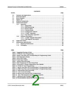 浏览型号CMX880D6的Datasheet PDF文件第2页