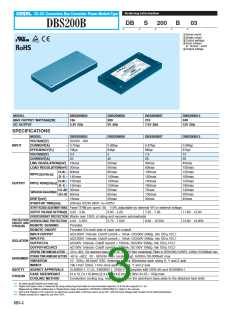 浏览型号DBS700B12-T的Datasheet PDF文件第3页