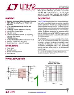 浏览型号LTC2943IDD#PBF的Datasheet PDF文件第1页
