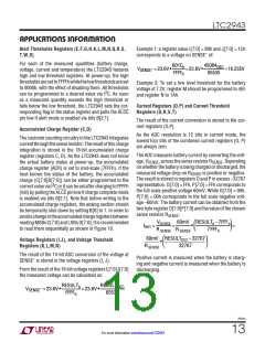 浏览型号LTC2943IDD#PBF的Datasheet PDF文件第13页