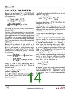 浏览型号LTC2943IDD#PBF的Datasheet PDF文件第14页