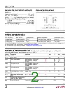 浏览型号LTC2943IDD#PBF的Datasheet PDF文件第2页