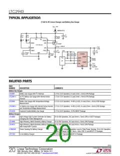 浏览型号LTC2943IDD#PBF的Datasheet PDF文件第20页