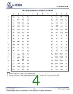浏览型号GS4576C18GL-33T的Datasheet PDF文件第4页