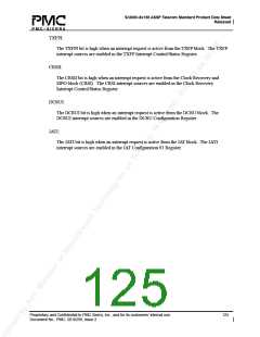 浏览型号PM5380-BI的Datasheet PDF文件第125页