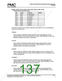 浏览型号PM5380-BI的Datasheet PDF文件第137页