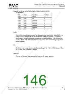浏览型号PM5380-BI的Datasheet PDF文件第146页