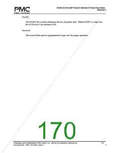 浏览型号PM5380-BI的Datasheet PDF文件第170页