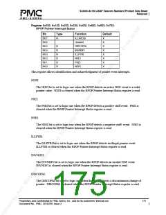 浏览型号PM5380-BI的Datasheet PDF文件第175页