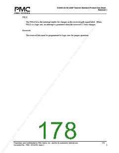 浏览型号PM5380-BI的Datasheet PDF文件第178页