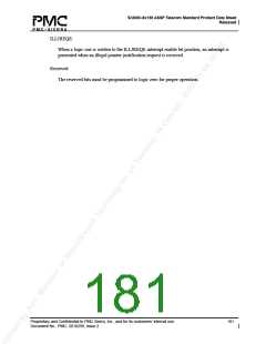 浏览型号PM5380-BI的Datasheet PDF文件第181页
