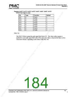 浏览型号PM5380-BI的Datasheet PDF文件第184页
