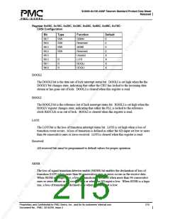 浏览型号PM5380-BI的Datasheet PDF文件第215页