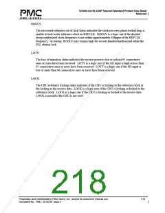 浏览型号PM5380-BI的Datasheet PDF文件第218页