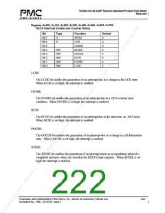 浏览型号PM5380-BI的Datasheet PDF文件第222页