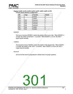 浏览型号PM5380-BI的Datasheet PDF文件第301页
