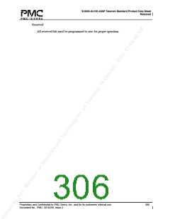 浏览型号PM5380-BI的Datasheet PDF文件第306页