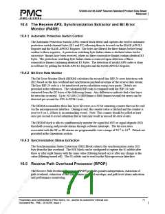 浏览型号PM5380-BI的Datasheet PDF文件第71页