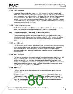 浏览型号PM5380-BI的Datasheet PDF文件第80页
