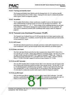 浏览型号PM5380-BI的Datasheet PDF文件第81页