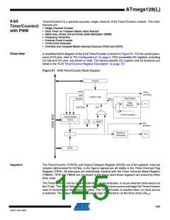 浏览型号ATMEGA128L-8AL的Datasheet PDF文件第145页