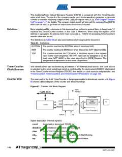 浏览型号ATMEGA128L-8AL的Datasheet PDF文件第146页