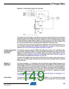 浏览型号ATMEGA128L-8AL的Datasheet PDF文件第149页