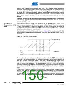 浏览型号ATMEGA128L-8AL的Datasheet PDF文件第150页